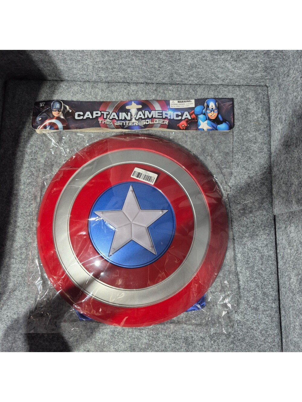 New Captain American The Winter Soldier Costume 13" Light up Shield Cape Mask 3+
